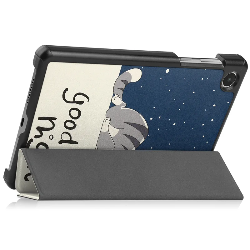 Funda rígida de cuero plegable para Lenovo Tab M8 Gen 4th, 8 pulgadas, soporte