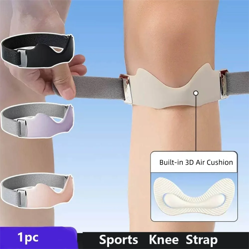 Elastic Patella Belt Knee Straps Protection Knee Thickened Patella Band Comfortable Breathable Knee Brace Running