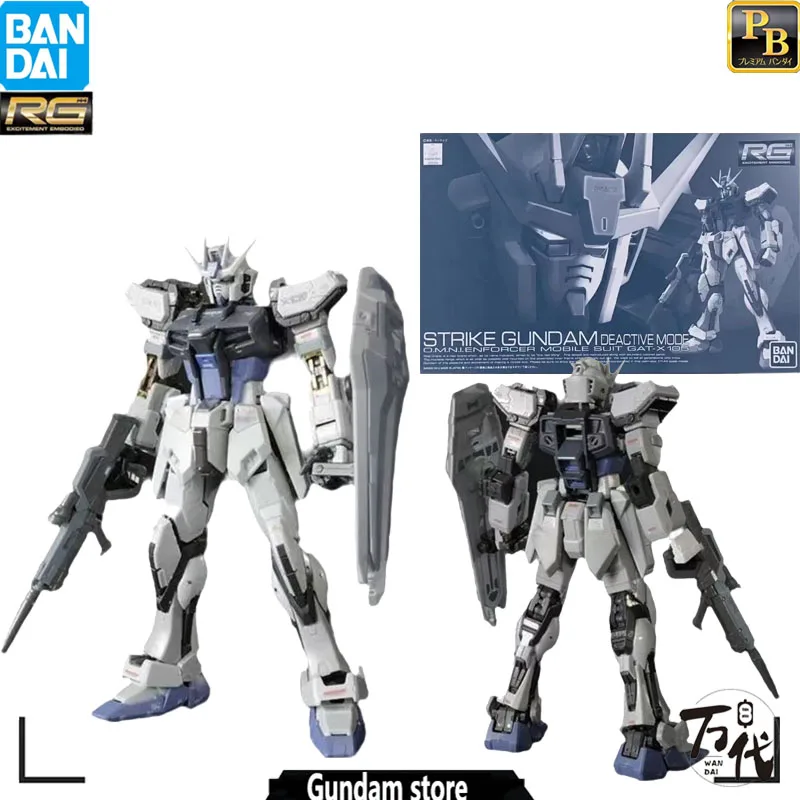 

Аутентичная модель Bandai GundamPp RG 1/144 GAT-X105 Assault Gundam в сборе, модель персонажа аниме, PS Armor, режим не активирован