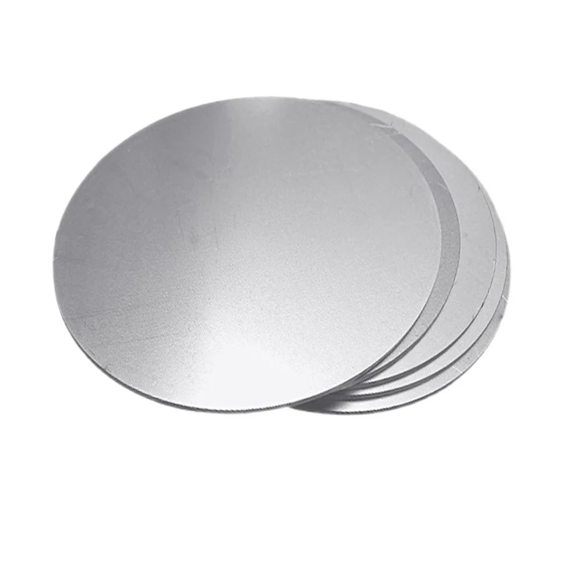 201 Stainless Steel Round Plate Circular Sheet Disc Round Disk Dia 50mm - 250mm Thickness 1/1.5/2/3/4/5/6/8/10mm