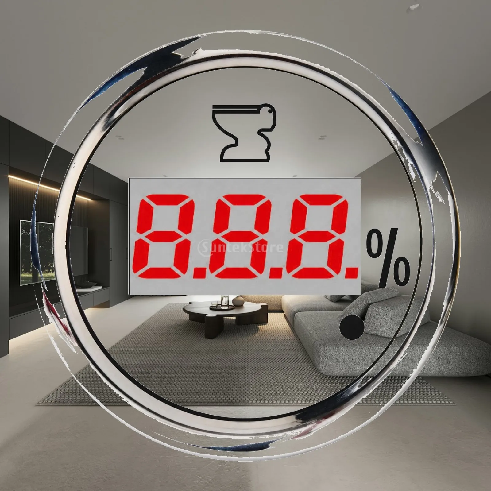 Stainless Steel Tank Level Sensor with Digital Display for RV Grey Water Holding Tank
