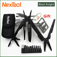 NexTool Black Knight with Optional Kydex Sheath 11 In 1 Multitool Pliers Outdoor Survival Folding Scissors