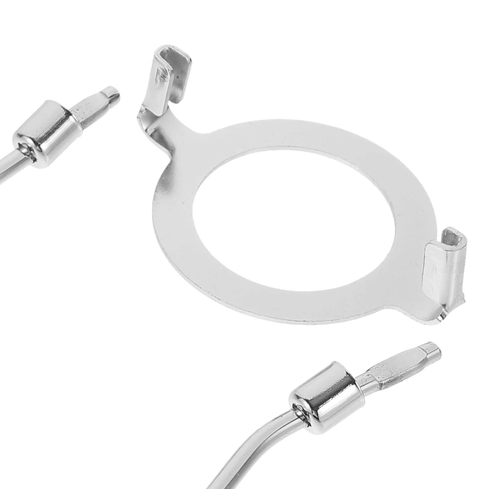 

2pcs Harp Holder Harp Adapter Lampshade Horn Frame Bracket E27 Alloy Metal Rustproof Floor Desk Lamp Frame Horn Lamp Rack