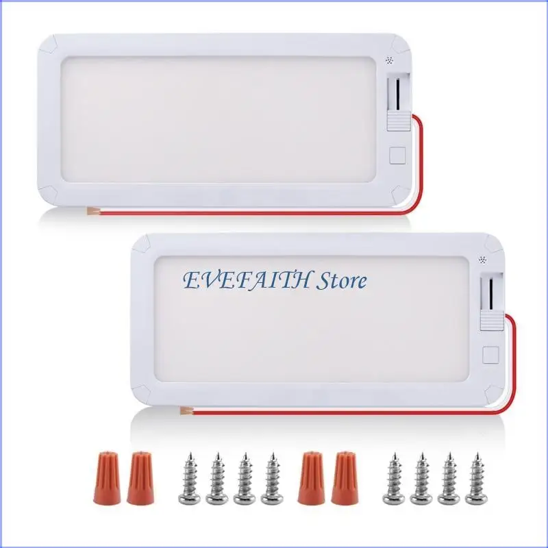 

124B LED Tent Ceiling Interior Lamp with Variable Color Intensity Settings High Efficiency for Motorhome Trailer Boat Marine