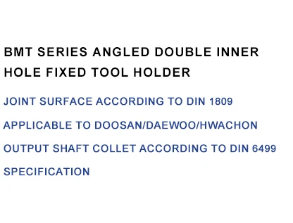 BMT45/BMT55 Angled Double Inner Hole lathe tools turning tool holder simple lather industrial tool holder adjustable angle