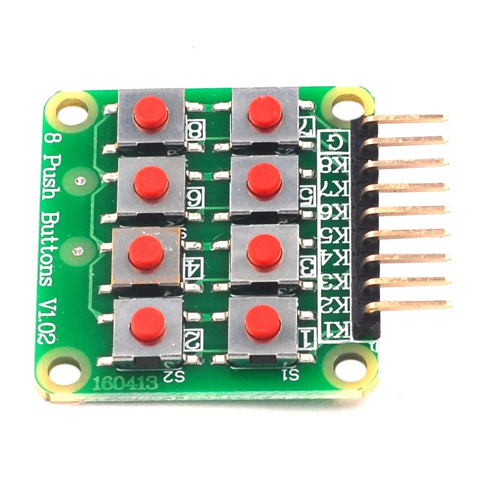 2x4 Keypad 4x2 Keypad 8 Push Buttons V1.00 Key Board Matrix Keyboard Button for Arduino AVR PIC 2*4 Module AVR PIC