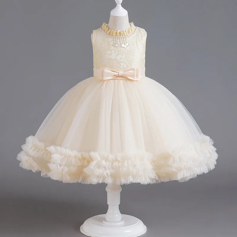 

Girls Princess Dress European and American Flower Girl Sequined Tutu Skirt Catwalk Performance Clothing Children's Tail Dress