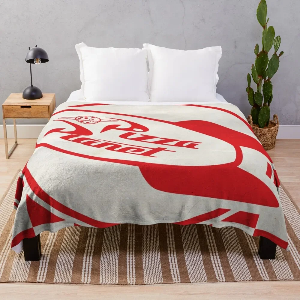 Pizza Planet Throw Blanket Bed Fashionable Decorative Sofas Blankets