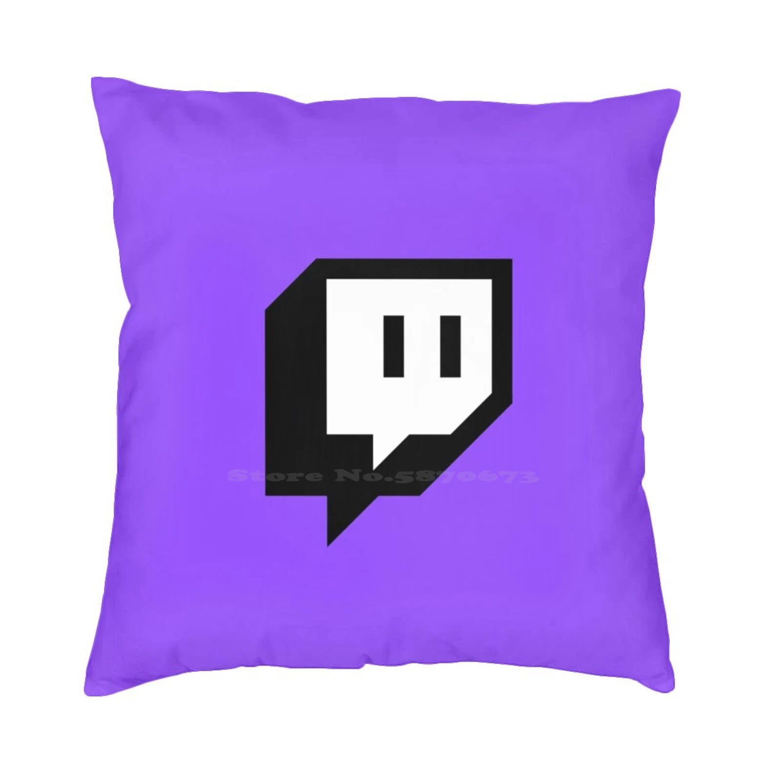 Twitch Tv Logo Icon ( New ) Pillowcase Bedroom Home Decoration Twitch Tv New Logo Icon Youtube Facebook Spotify Reddit Whatsapp