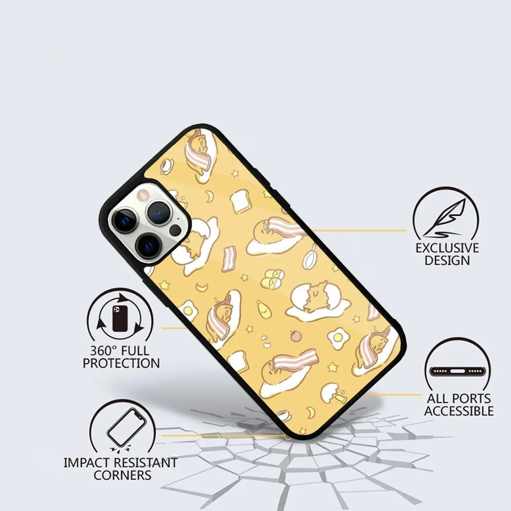 G-Gudetama Egg Cute Phone Case For iPhone 15,14,13,12,11,Plus,Pro,Max Mini Magsafe Magnetic Wireless Charging