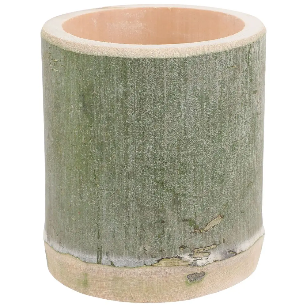 

Bamboo Tube Cups for Ice Cream Desserts Vintage Food Jar Container 100ml Lightweight Portable Kitchenware