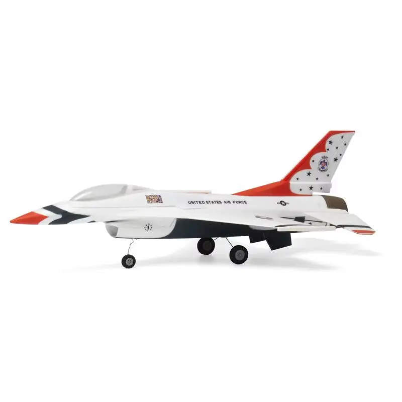 Minimumrc F-16 micro jato simulação 30mm duto 2s giroscópio auto-estabilização avião rc controle remoto brinquedo modelo de aeronave de asa fixa