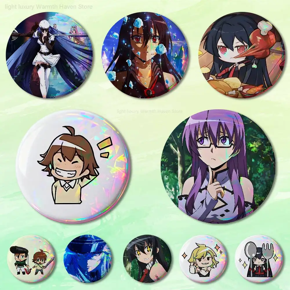 

Cool A-Akame G-Ga Kill Custom Badges 75mm 44mm 25mm Brooch Backpack Hat Enamel Pins Accessories Toys Gifts