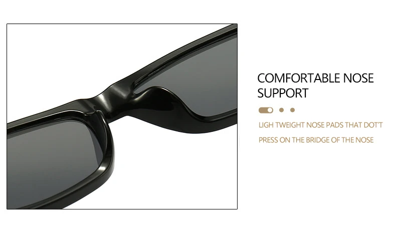 Neue schmale quadratische Sonnenbrille im modischen Stil, PC-Material, goldene Logo-Dekoration, trendiger Streetstyle, Unisex-Sonnenbrille 5378 – Detail 23