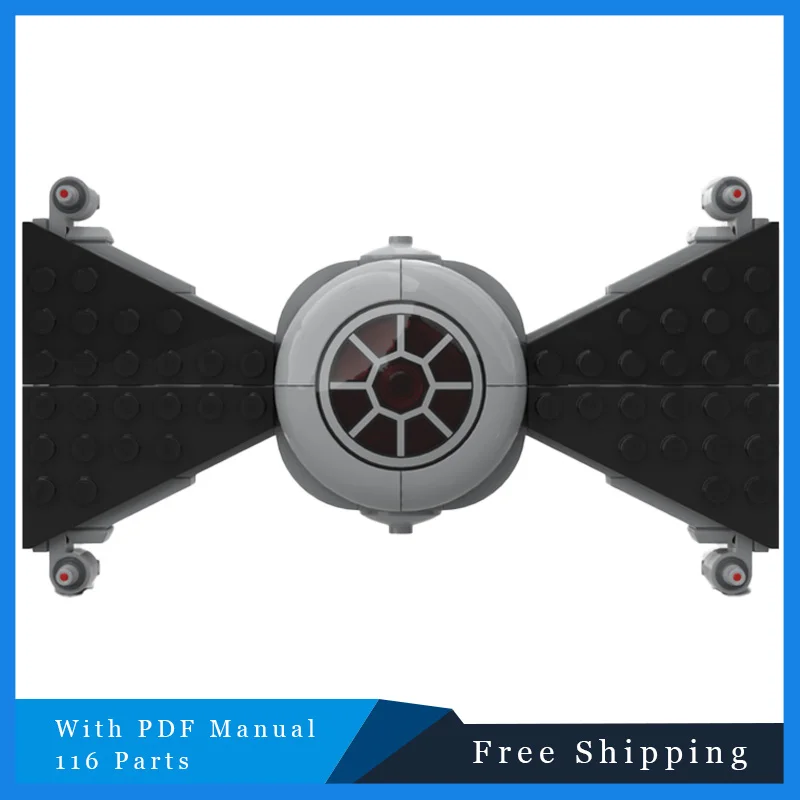 116 ELEMENTÓW Seria Star Battle Samolot w Stylu Muszki Technologia Modułowe Klocki Model Zabawka do Składania dla Dzieci Prezent na Festiwal