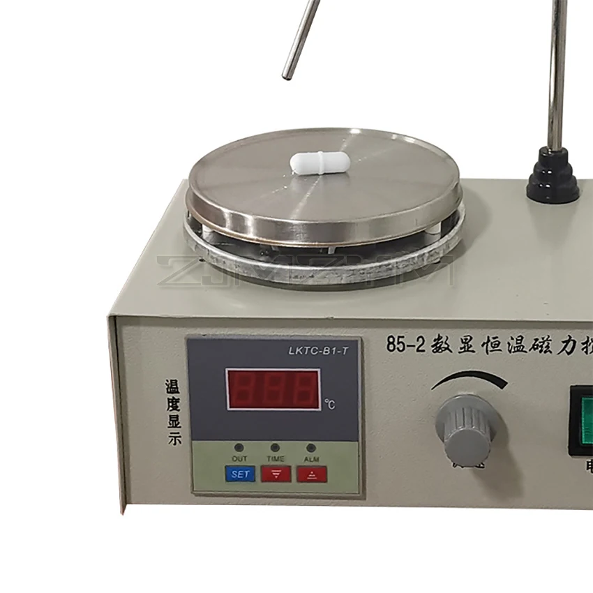 85-2 Laboratory Magnetic Stirrer Mixer Heating Plate Digital Display 2200rpm Adjustable Churn Stir Machine Blender Stirrer