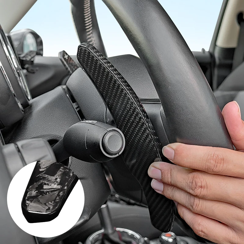 

For Mini Cooper F54 F55 F56 F57 F60 Auto Steering Wheel Shift Paddle Extension Carbon Fiber Replacement Car Shifter Equipment