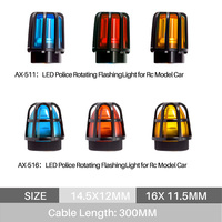AUSTARHOBBY Bright LED Flash Lights Alarm Lamp CH3 with Strobing-Blasting for RC Tractor Police Excavator Engineering Car