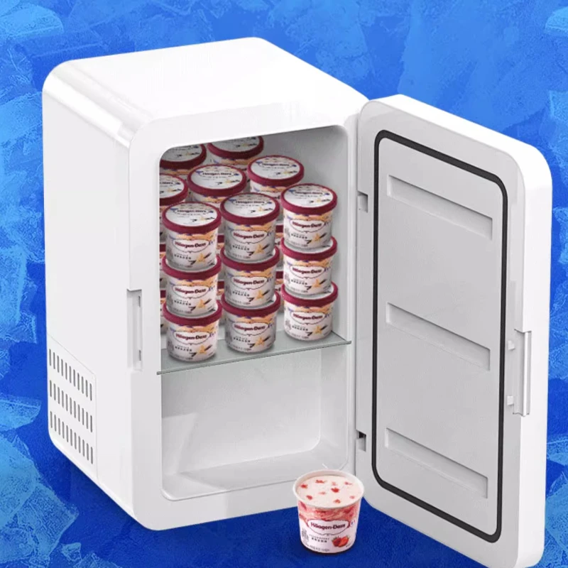 ‌ 25L ประตูเดียวประหยัดพลังงาน MINI ตู้แช่แข็ง LCD Control Dual-Layer Chilling Eco เงียบตู้เย็นแบบพกพาสําหรับหอพัก/รถ