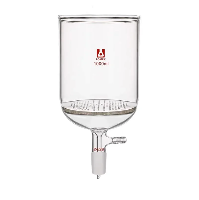 1000ml Borosilicate Glass Vacuum Filter Funnels with Glass Plates Glass Plate Extraction Funnel