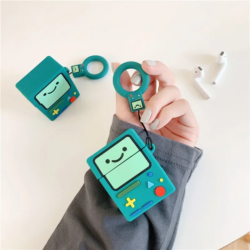 For Airpods Pro 2 Case 2022,3D Cartoon Adventure Time Protective Silicone Earphone Cover For Airpods 1/2 Case For Kids/Boys