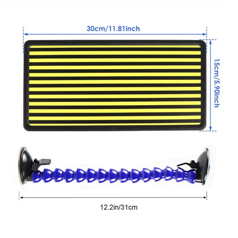 Car Paintless Dent Repair Reflector Line Board Car Dent Removal Tool Set Car Body Repair Tool