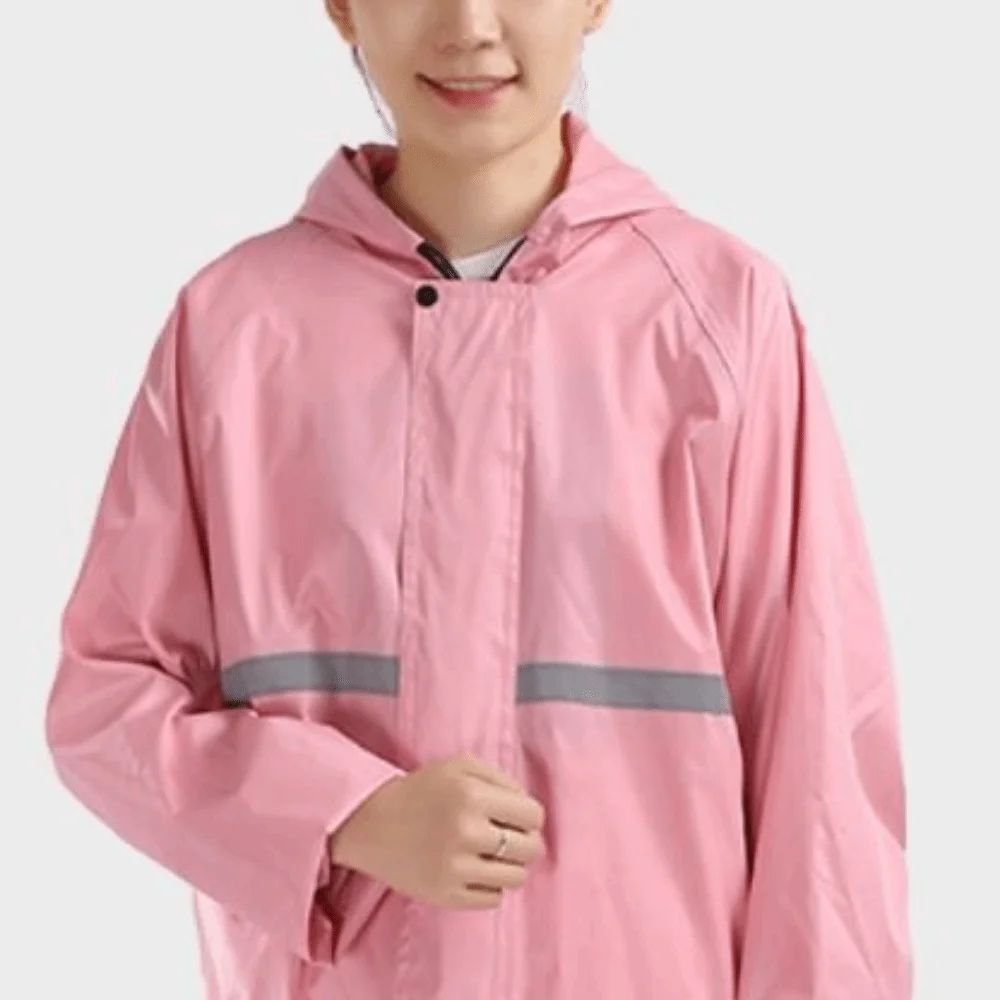 

Плащ со светоотражающими полосками и дождевики, костюм с капюшоном, водонепроницаемое водонепроницаемое пончо от дождя, дышащее многоразовое