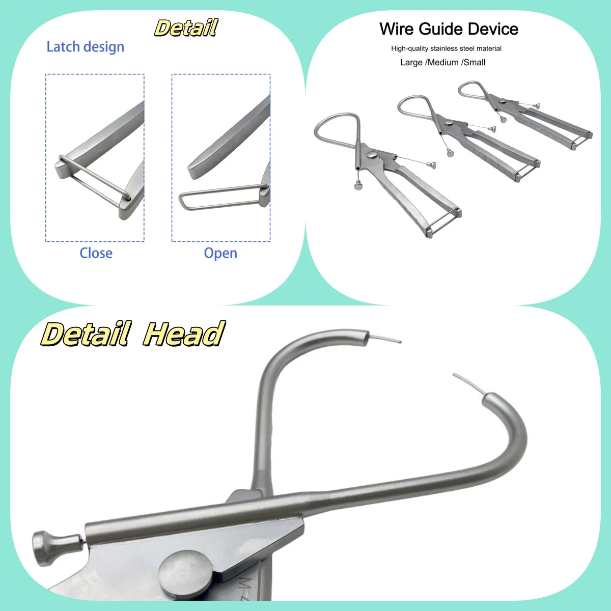 أداة تمرين الأسلاك المجوفة من الفولاذ المقاوم للصدأ لجراحة العظام