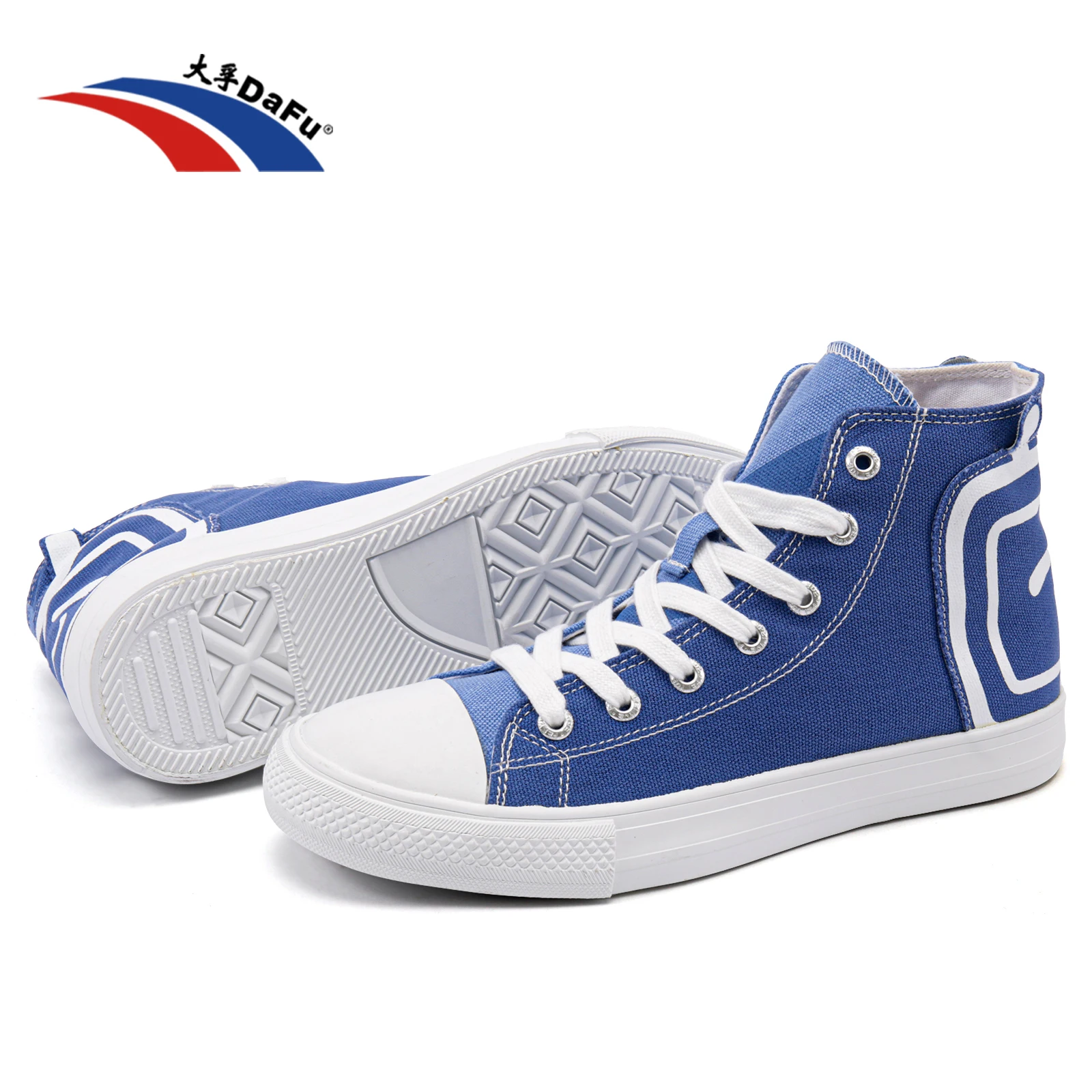 Dafu Shoes Mid Top Parkour New Blue Sneakers 0062.