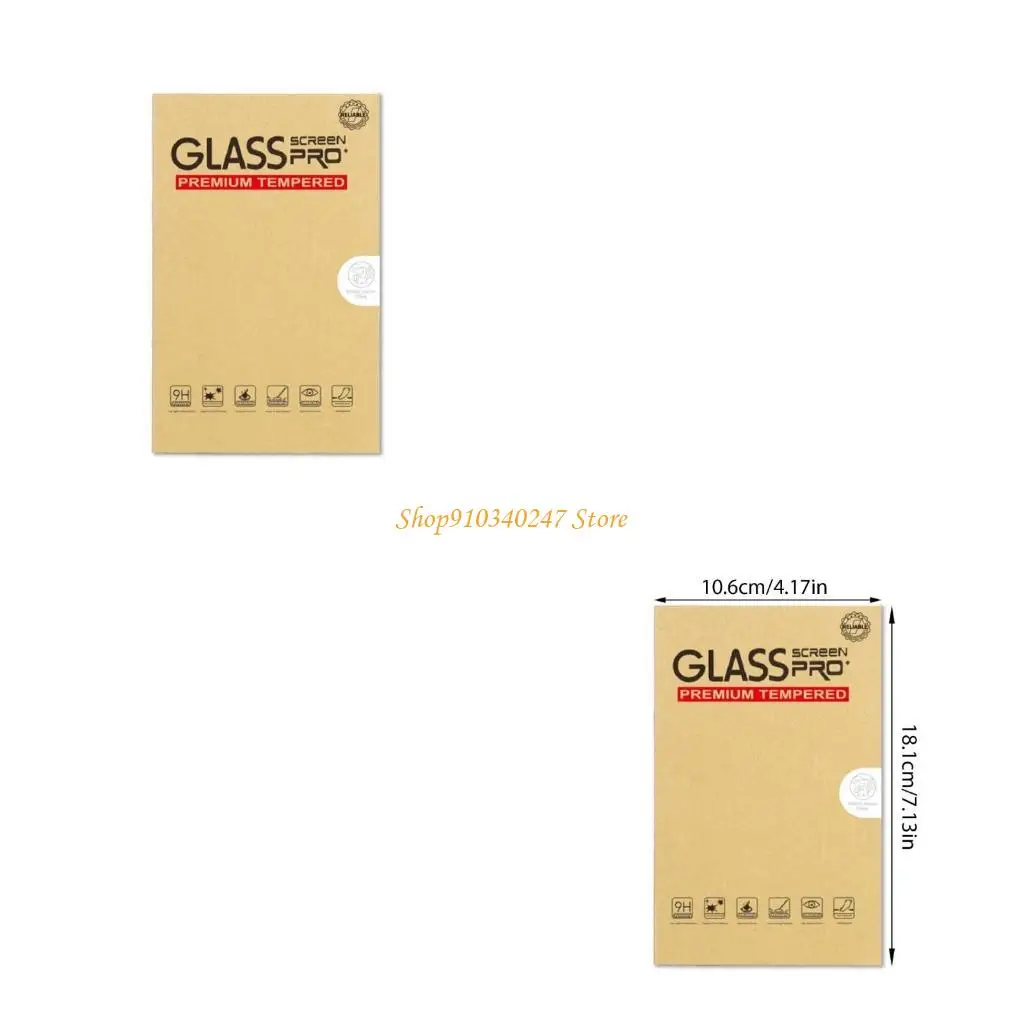 Protector templado 9H dureza Q22A para consola juegos RG Slide sin burbujas