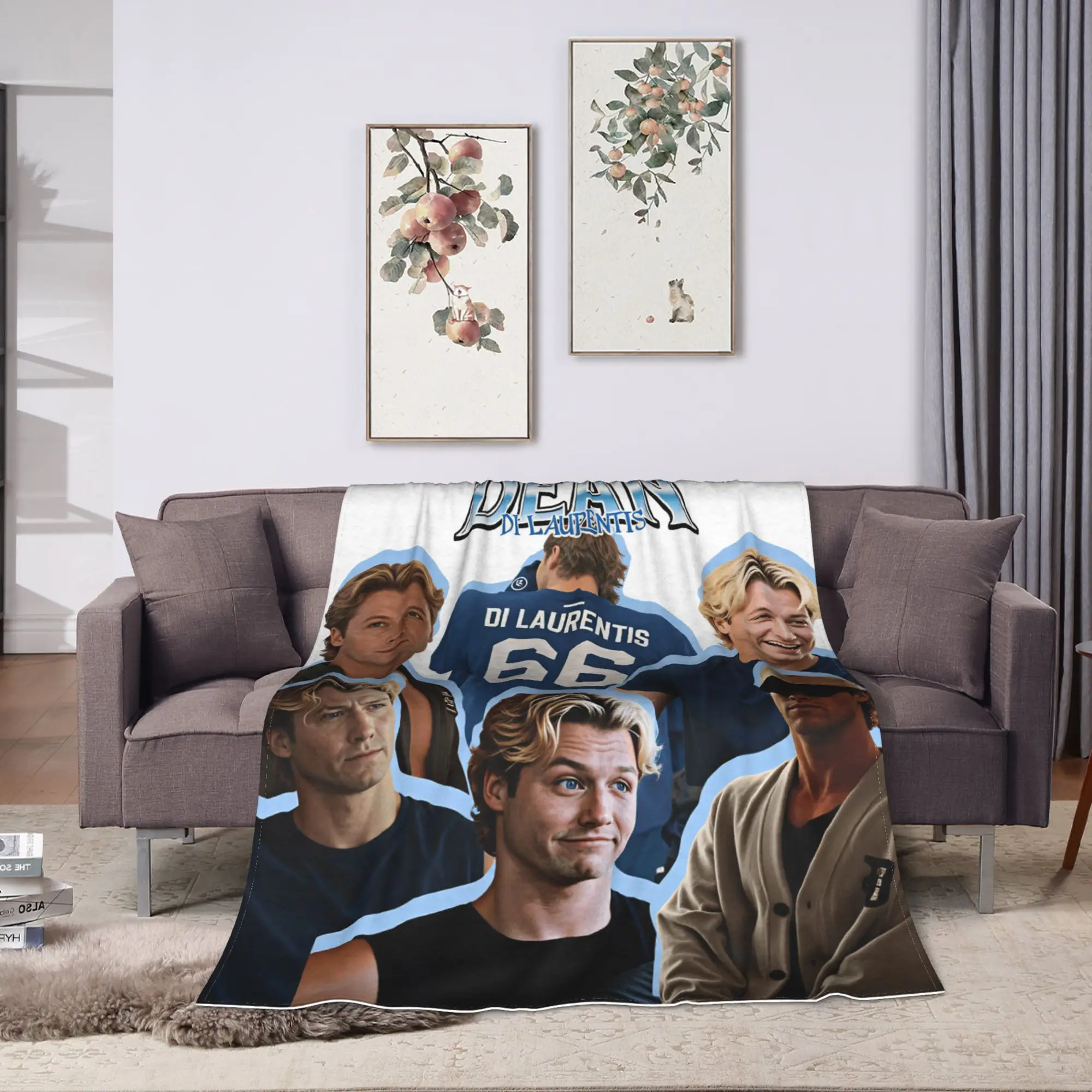 Dean Di Laurentis 66 Hot TV Blankets Adults  Flannel Bedding Throws For Living Room Warm Custom Quality Bedspread Gift Idea