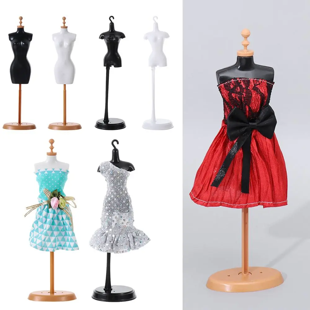 Display Holder Support For Doll Clothes Outfit Dress Mannequin Model Stand For Dollhouse 1/6 Dolls Accessories