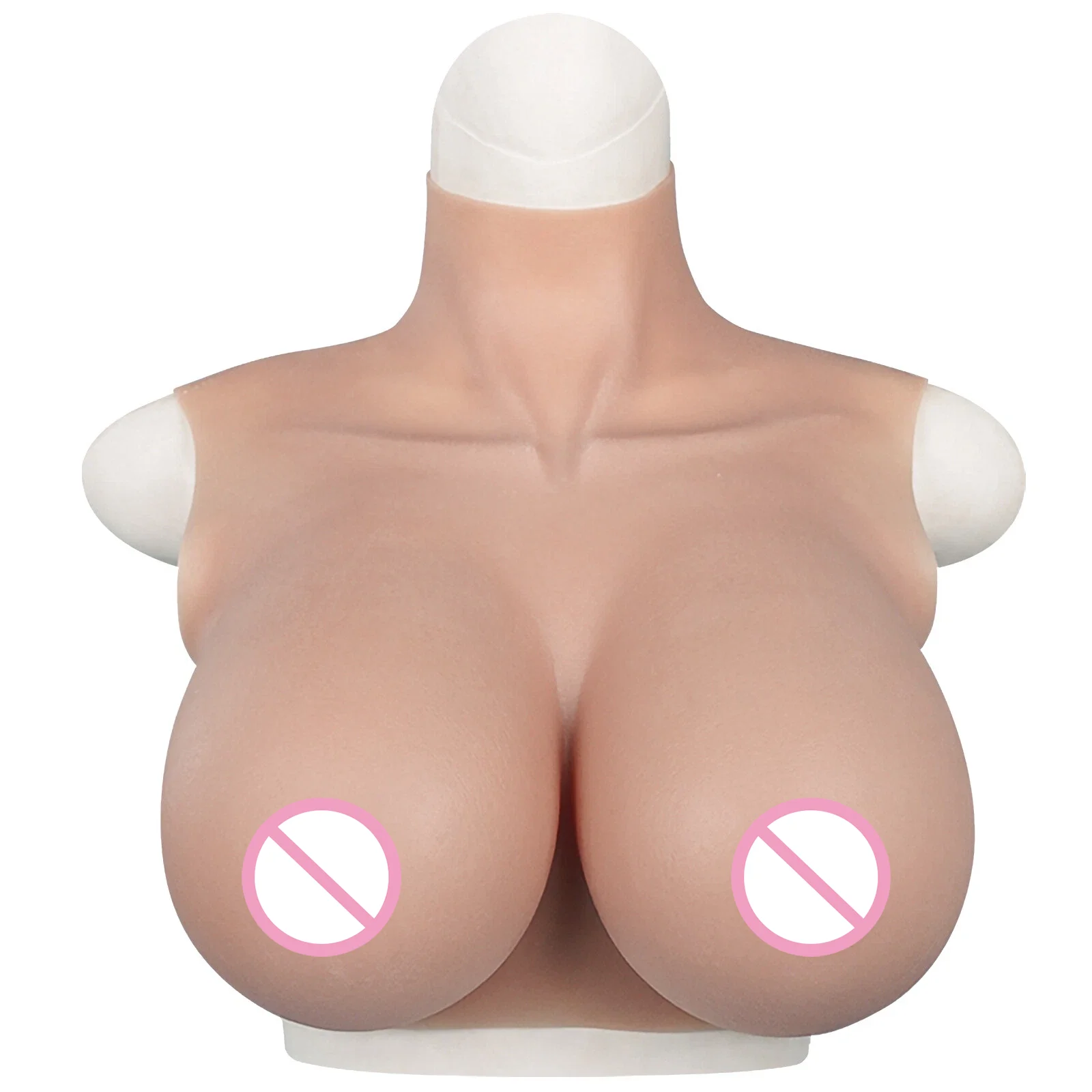 

Realistic skin texture Silicone Fake Boobs Breast Forms Breastplate for Cosplay Drag queen Crossdresser Feminization Crossdressi