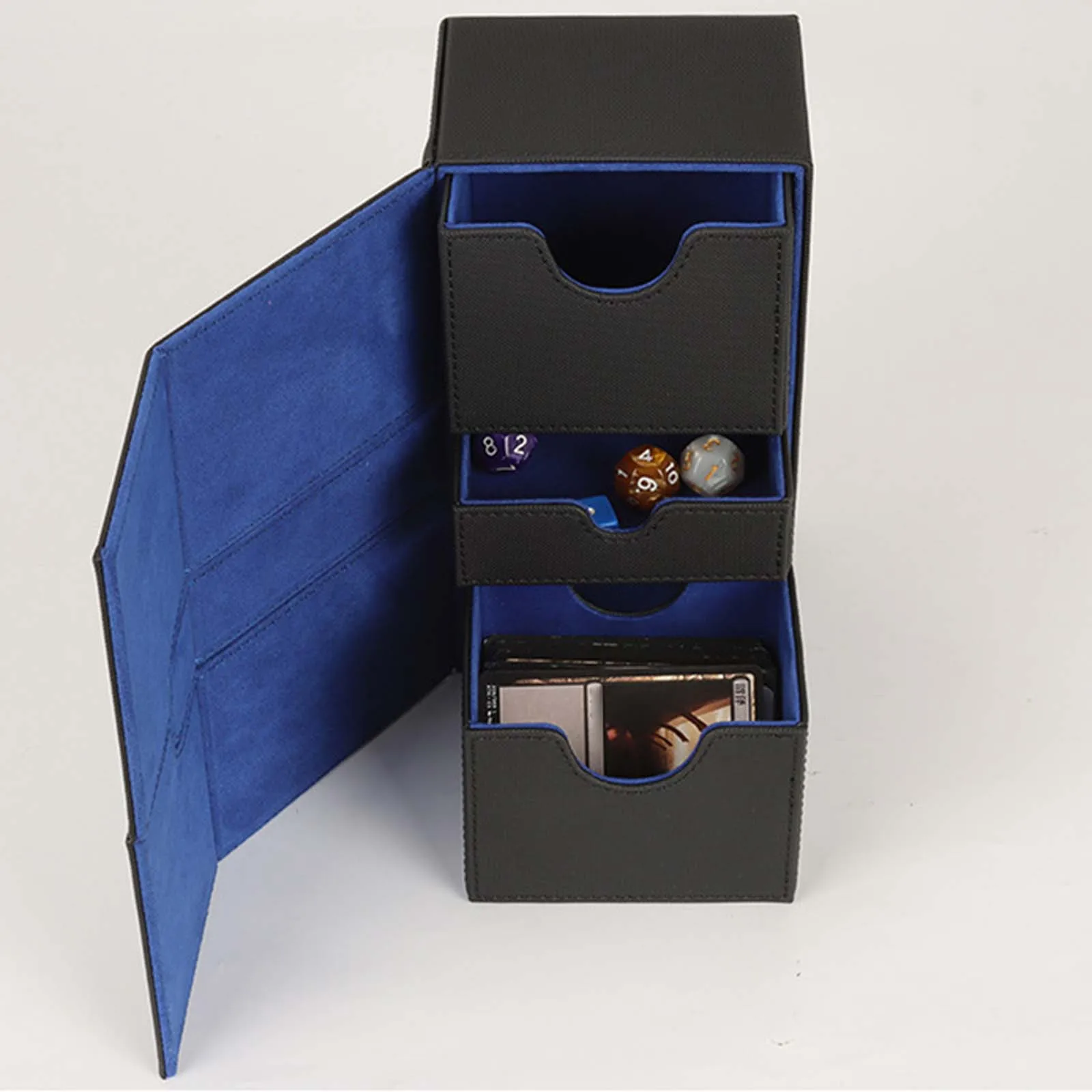 Trading Card Deck Box Case Storage Organizer Container Gathering Card Toy Card Holder Display for Tcg Hobbies Baseball Card