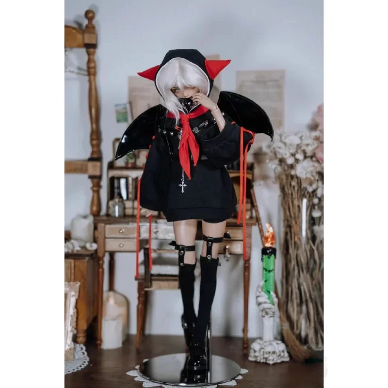 

BJD Doll Clothes For 1/4 Dolls Black Fashion Clothes Set Accessories(Only Clothes No