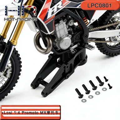 

Hot Racing CNC machined Aluminum Front Bulkhead for 1/4th scaleLosi Promoto-MX Motorcycle