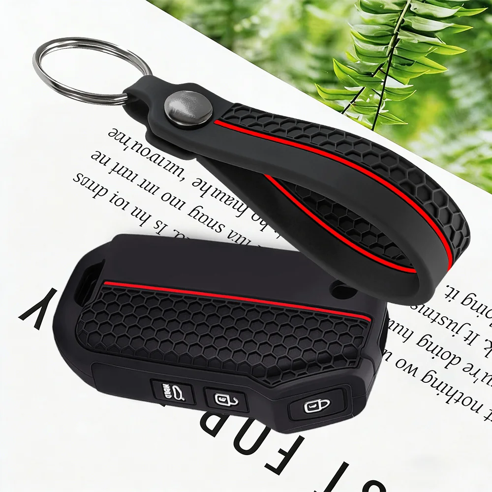 Fashion Silicone Car Flip Key Case Cover Shell For Kia Sportage Ceed Xceed Sports K5 Seltos 2019 2020 2022 2023 Accessories