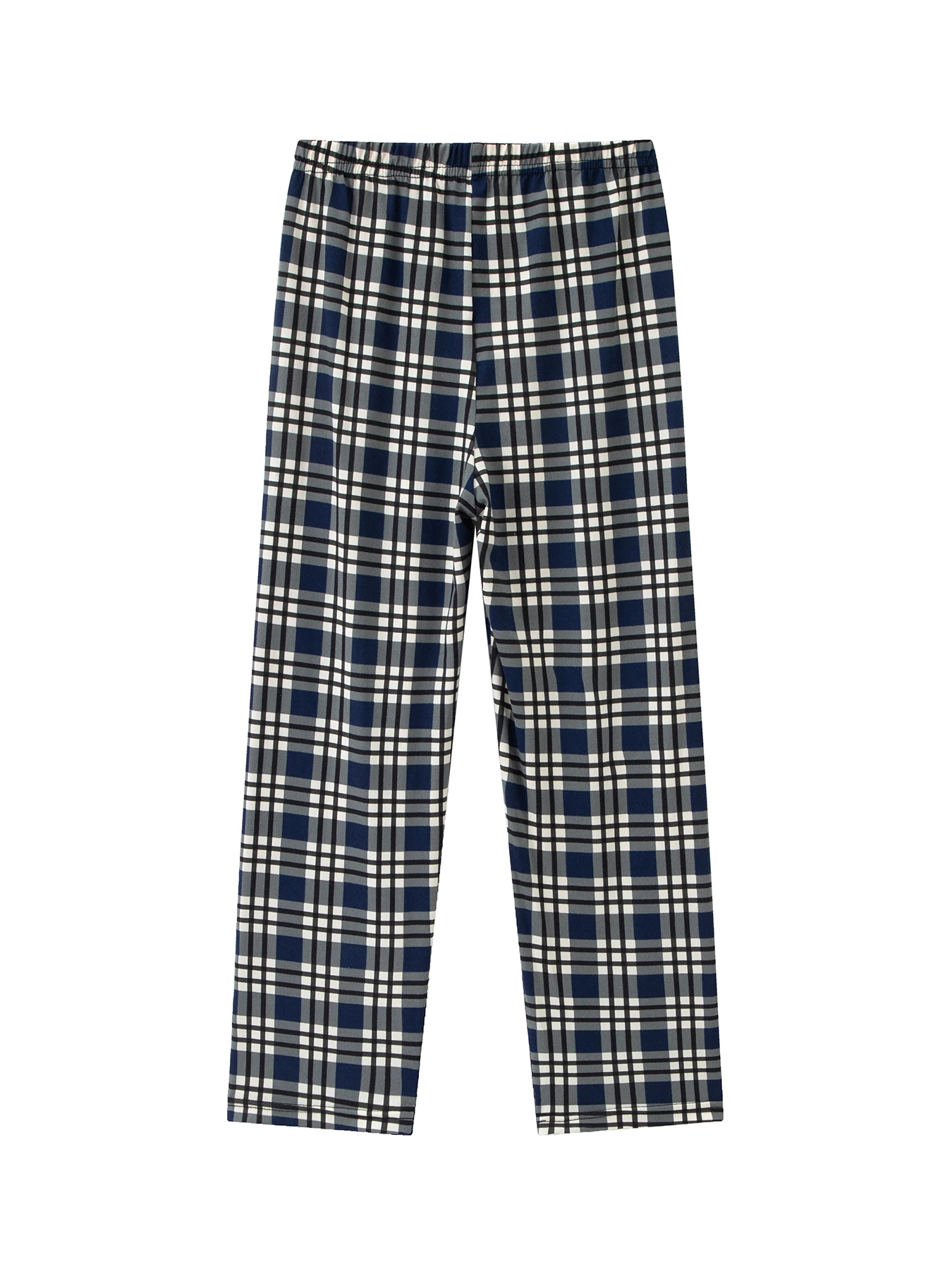 3-teiliges Set mit mehrfarbigen, karierten Kinderhosen für Jungen und Mädchen, bequeme und vielseitige Schlafbekleidung für zu Hause – Detail 8