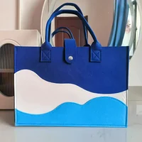 Fashion Striped Canvas Women's Tote Bag-multifunctional Commuter Handbag Shoulder Crossbody Bag Shopping storage bag – view 1