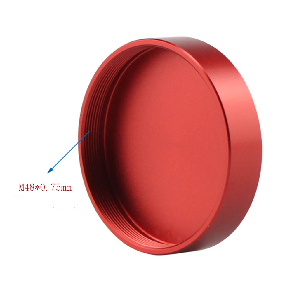 Datyson M48*0.75mm Lens Accessories All Metal Volume 51MM/M42*0.75mm Volume 45MM Dust Cover T2 Red Mother Cover