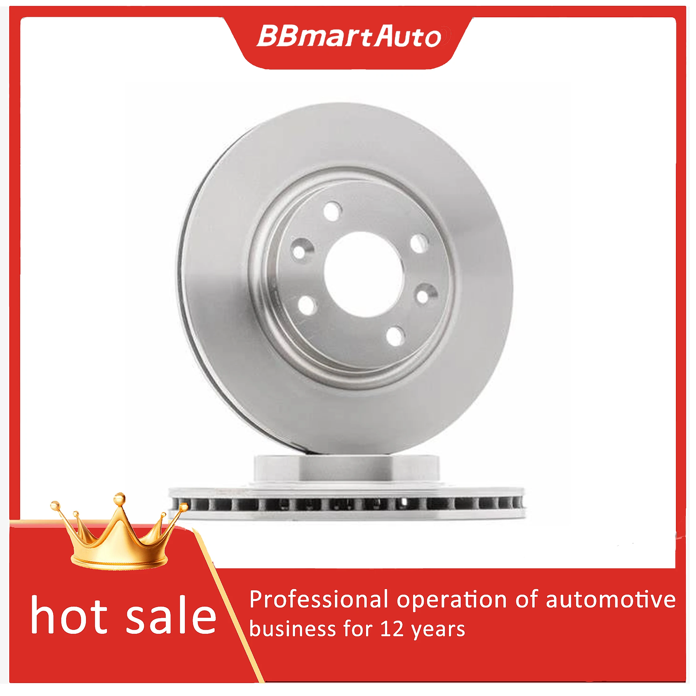 

2pcs 4534200100 BBmart auto Front brake disc for Mercedes Benz