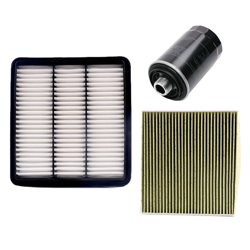 3pcs/Filter Set For Geely Boyue Pro Cool Boyue L Thor Hi· F Boyue X/Oil Filter/Cabin Air Filter/Air Filter/Auto Parts