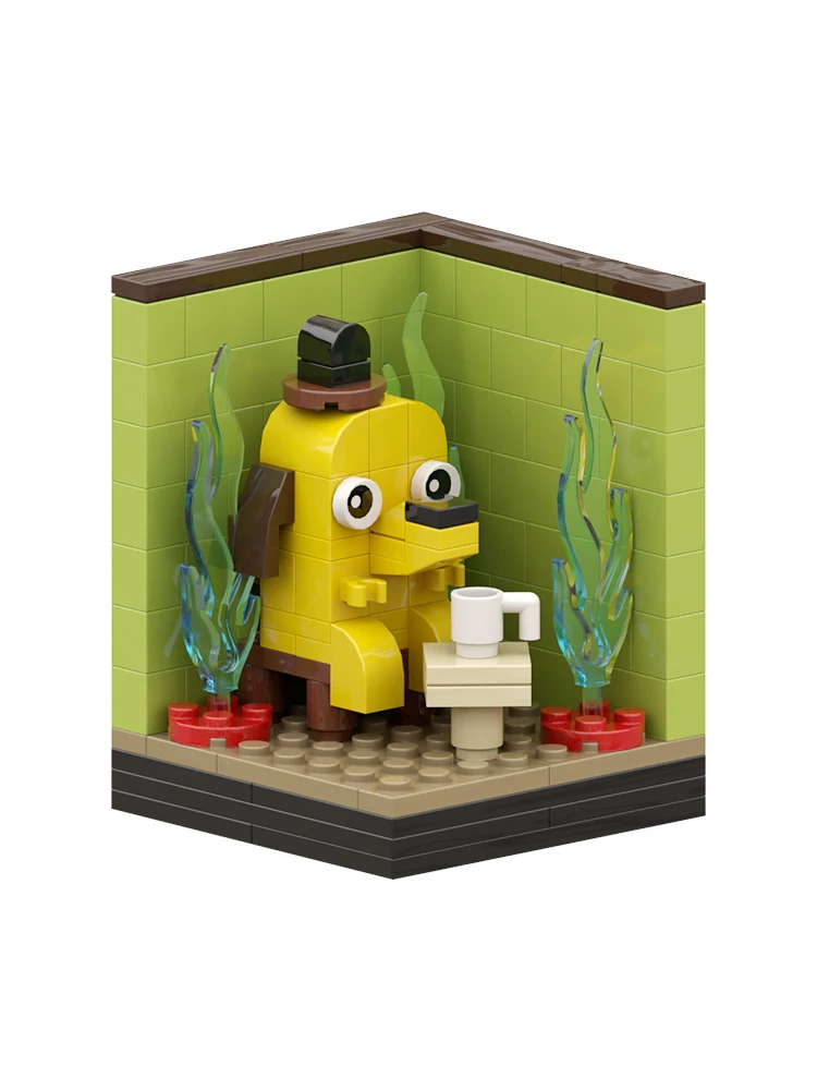 

«Это прекрасна» Meme Dog MOC Blocks, юмористическая модель домашнего животного, совместимая с крупными брендами, забавная игрушка