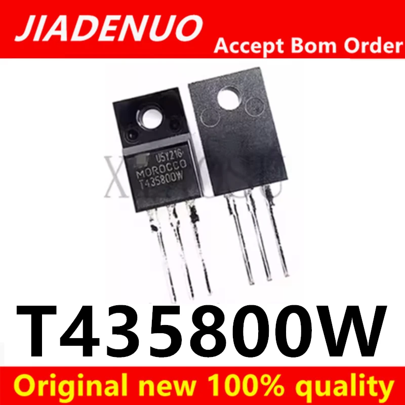(5-10pcs)100% New  T435800W Bi-directional Thyristor TO-220F 4A/800V  Chipset