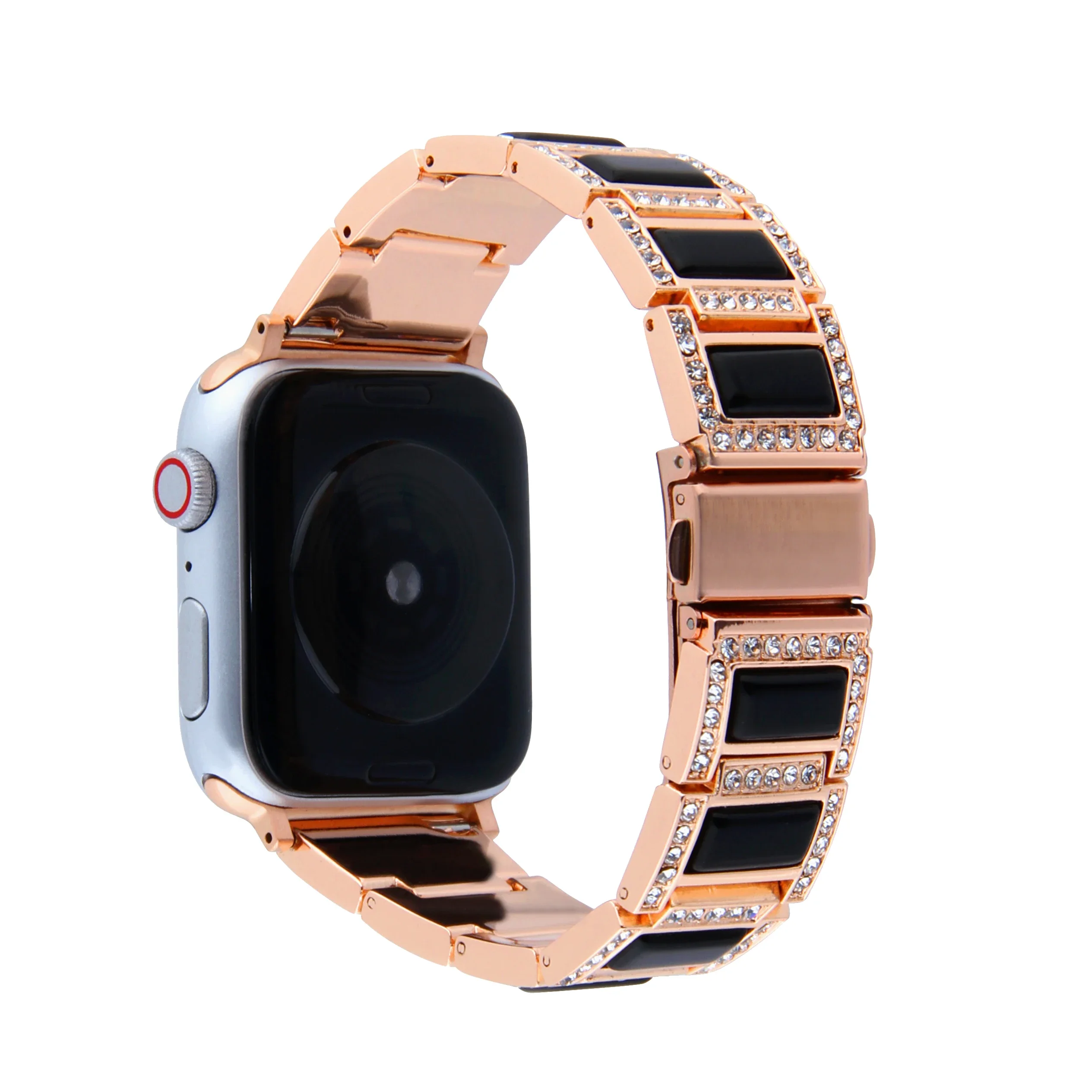 High-end metal strap for Apple watch 10 42mm 46mm 9 8 7 6 5 4 3 SE Band 45mm 41mm 40mm 44mm Resin Replacement iWatch 38mm 42mm