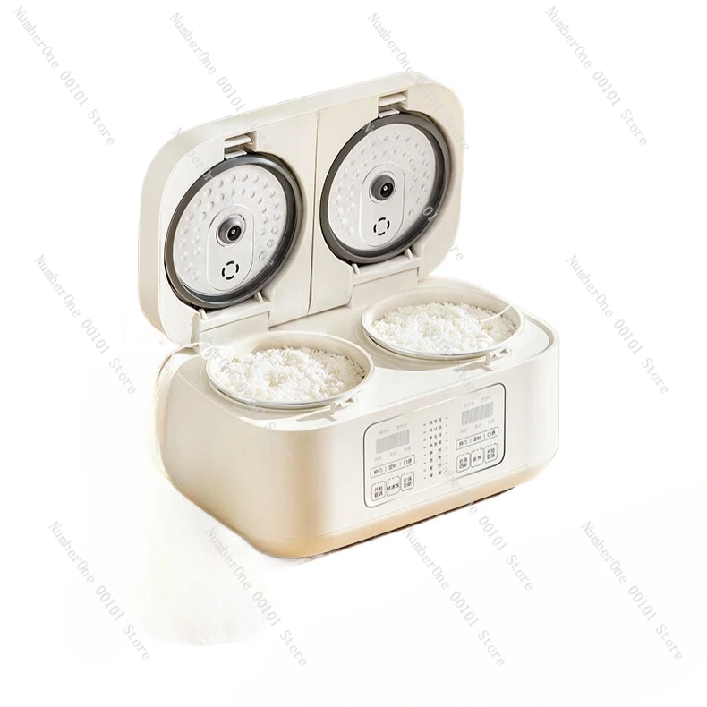 new dual-bile rice cooker household multifunctional small rice cooker dual-pin dual-use one 2-4 people.