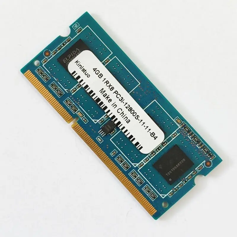 Kinlstuo ram DDR3 4GB 1600MHz, pamięć laptopa, ddr3 4gb 1 rx8, PC3L-12800S-11-11-B4, Notebook, SODIMM 1.35V 204PIN