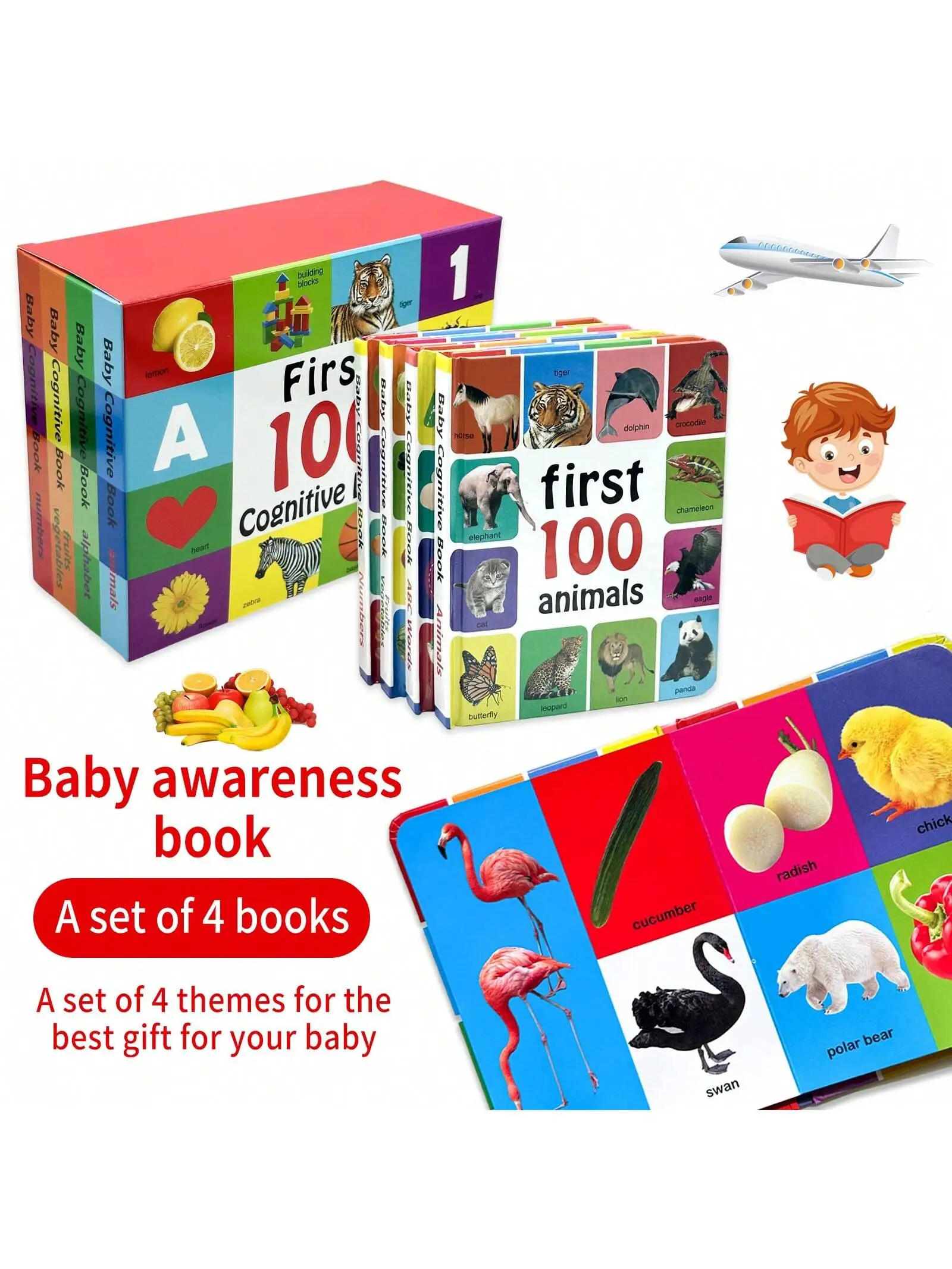 Educational Toy for Kids - Multi Theme Early Cognitive Development Assistance Fun Learning Playtime