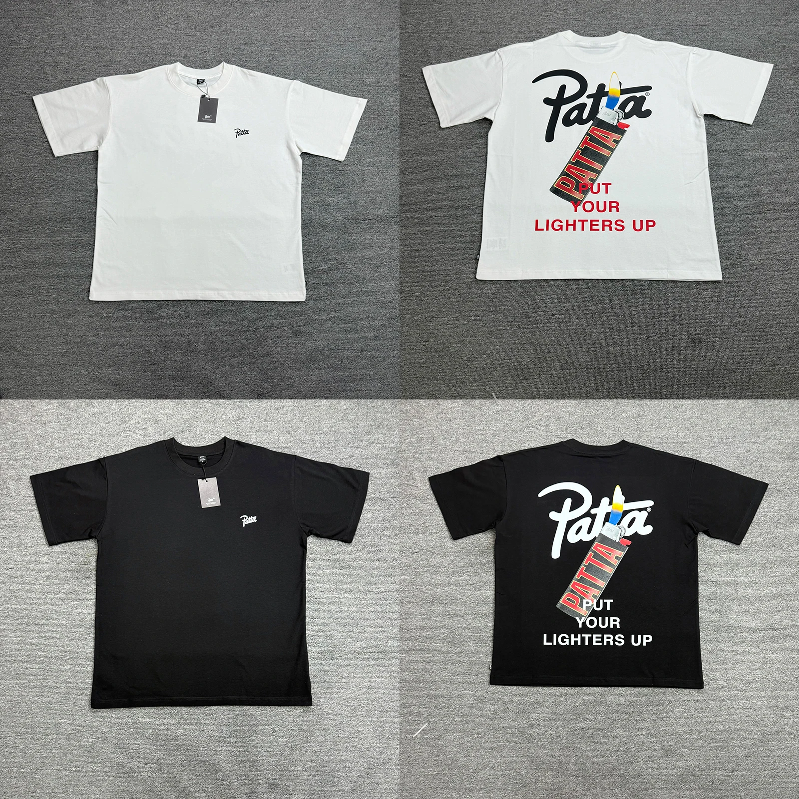 

Good Quality PATTA T Shirt Fashion Women Men Summer Style Vintage Classic Style Tee