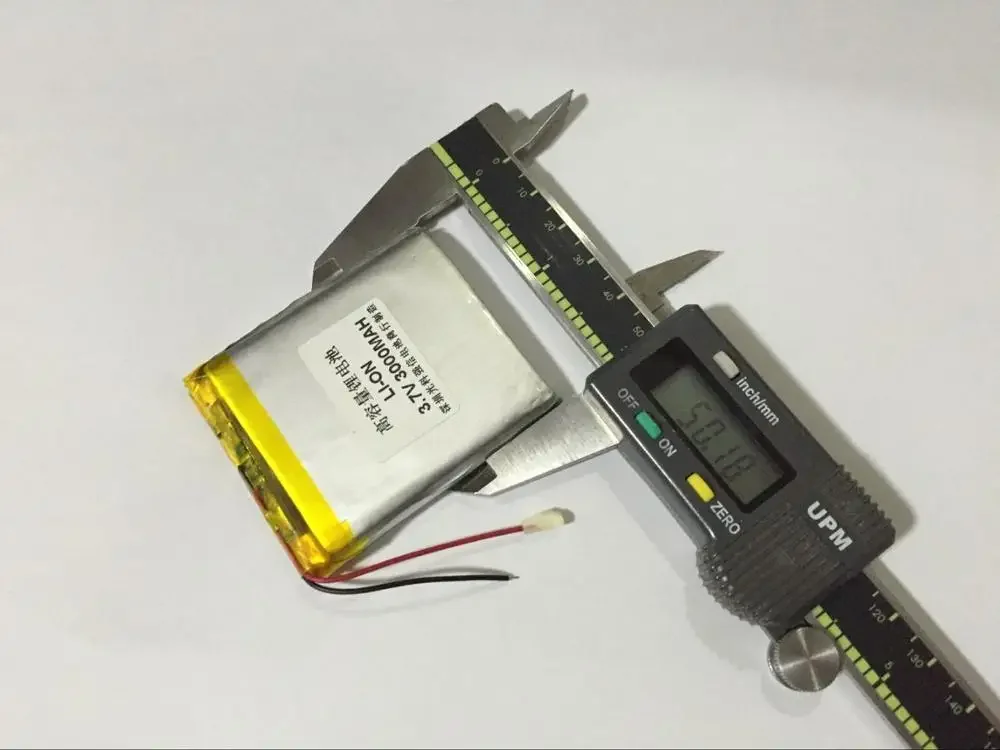Nieuwe 3,7 V polymeer-lithiumbatterij met volledige capaciteit 755060   3000MAH GPS-walkietalkie / apparatuur / Mini
